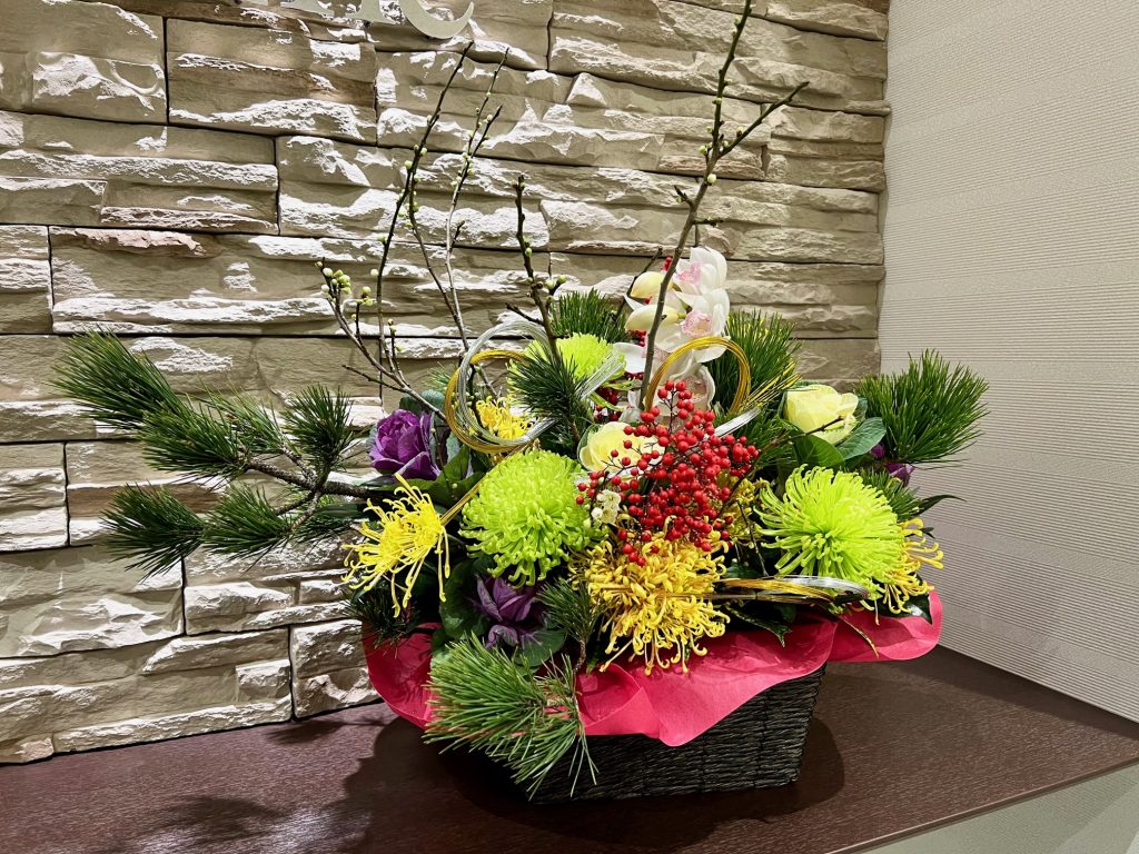 サムネイル:今年のお正月の飾り花です
