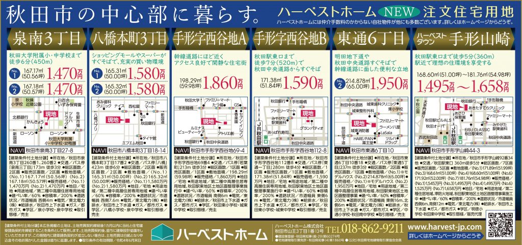 サムネイル:土地情報①『市内中心部NEWばかり』
