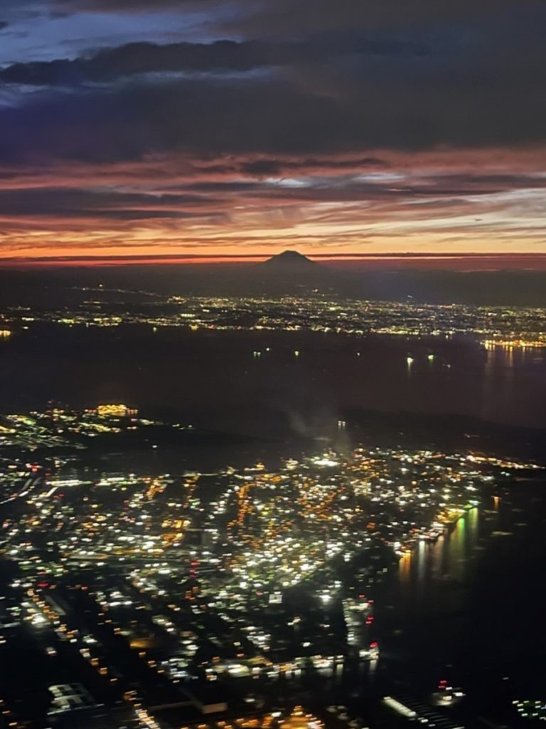 サムネイル:夕景の富士山